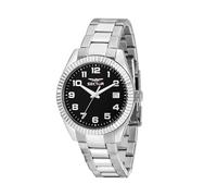 Sector No Limits Reloj de hombre de acero, tiempo y fecha, analógico, 39 mm, colección 240, regalo para novio, marido, padre, plateado, Talla única, Pulsera
