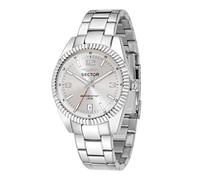 Sector No Limits Reloj para Hombre, Colección 240, Movimiento de Cuarzo, función Solo Tiempo con Fecha, en Acero - R3253476003