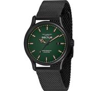 Reloj Sector Hombre 660 Fechador de Fondo Verde Caja Y Pulsera Negro R3253517021