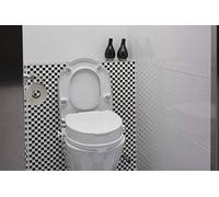 SecuCare - Elevador WC Adaptable. Alzador WC Adulto De Fácil Instalación Y Transportable. No Requiere Montaje. Altura 10 cm