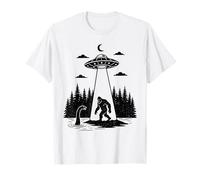Secuestro alienígena: Bigfoot Loch Ness, Divertido OVNI Sasquatch Camiseta