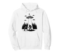 Secuestro alienígena: Bigfoot Loch Ness, Divertido OVNI Sasquatch Sudadera con Capucha