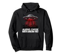 Secuestro de OVNI Alien Carolina del Norte Sudadera con Capucha