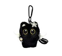 Secure-Attach Plush Bag Charm - Ultra-Soft Cat-Themed Design with Durable Lanyard & Reinforced Clasp, Ideal for Schoolbags, Phones, & Wallets, Lightweight & Compact Construction for Dail