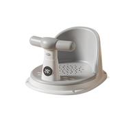 Secure Baby Bath Support with Backrest Design and Strong Suction Cups for Toddler Temperature Sensing Shower Seat Anti Slip Infant Learning to Sit Chair