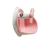 Secure Baby Bath Support with Backrest Design and Strong Suction Cups for Toddler Temperature Sensing Shower Seat Anti Slip Infant Learning to Sit Chair