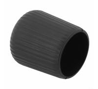 Secure-Fit - Tapa de silicona para caña de pescar con efecto de banda elástica y estructura de base abierta para ventilación (talla L), color negro