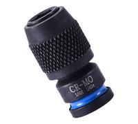 Secure Grip - Adaptador profesional de cambios rápidos anticorrosión de 1/2 pulgada a enchufe de 1/4 pulgadas