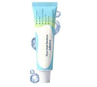 Secure Hold Denture Adhesive, Waterproof False Teeth Fixation, Strong Adhesive Paste with Easy Application, Care Tool with Long Lasting Bond, Denture Glue with Reliable Seal Care for Women Men