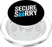 Secure Sorry Candado Violación de Datos Seguridad Cibernética Humor PopSockets PopGrip para MagSafe