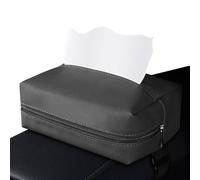 Secure Tissue Box Holder - Stable Tissue Holder | 18.5x12.5cm Tissues Box with Quick Pull Function, Hand Towel Holders with Leather Material, Towel Dispensers, Mobile Napkin Holders for Travel