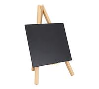 SECURIT 24 cm x 15 cm Madera Mini trípode de Mesa Tablero de Tiza Lacado, Haya