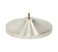 SECURIT - Base para Barrera Retráctil - Acero Inoxidable - 31 x 31 cm