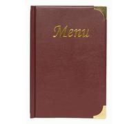 Securit Basic Porta Menús, Burdeos, A5 (23,7 x 17,2 cm)