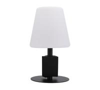 SECURIT - Lámpara LED "Michelle" con Etiqueta Pizarra - Inalámbrica - Recargable por USB - Interior/Exterior - Bar, Cafetería, Restaurante, Hotel - 28 x 15 x 15 cm - Negro/Blanco