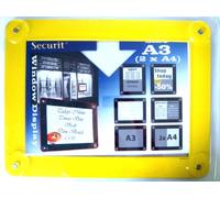 SECURIT - Marco expositor para ventana - Formato A3
