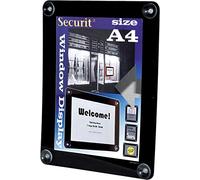 Securit Menú - Tablero de mensajes para restaurantes, negro