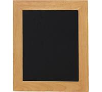 Pizarra de pared marco de teca 300 x 400mm