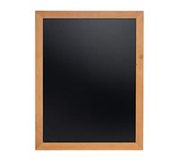 SECURIT - Pizarra de Pared Universal - 70 x 90 cm - Teca