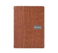 SECURIT - Portamenús Leather Line - Posibilidad de Añadir Insertos