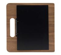 SECURIT - Portamenús Walnut - Formato A4 - Nogal