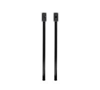 SECURIT - Postes para Porta Folleto Exterior "Black Star XXL" - A. 112 cm