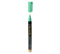 SECURIT - Rotulador de Tiza Líquida - Punta Fina 1-2 mm - Color Verde | Pizarra, Vidrio, Metal, Espejo - Resistente al agua - Fácil de limpiar con un paño húmedo