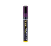 SECURIT - Rotulador de Tiza Líquida - Punta Fina 2-6 mm - Color Violeta | Pizarra, Vidrio, Metal, Espejo - Fácil de limpiar con un paño húmedo