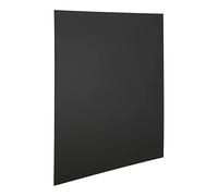 SECURIT - Set de 6 Pizarras de Pared Sin Marco - Para Rotulador de Tiza Líquida - Pizarras de Posicionamiento Personalizable- 1 Pizarra = 40 x 40 cm - Color Negro