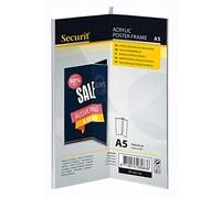 SECURIT - Soporte para carteles de Mesa Autoportante - Tamaño A5