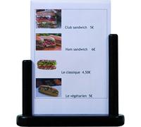 SECURIT - Soporte para Carteles de Mesa Autoportante - Tamaño A5