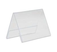 SECURIT - Soporte para carteles de Mesa Autoportante - Tamaño A7