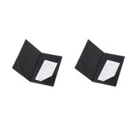 SECURIT Trendy Range - Funda para Entrega de Cuentas en restaurantes (23 x 13 cm), Color Negro (Paquete de 2)