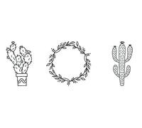 Securit WD-3A3-PL Plantilla de estarcido plantilla - Plantilla de letras (Plantilla de estarcido, A3, 210 mm, 5 mm, 297 mm, 100 g)