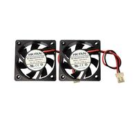 Security-01 Ventilador refrigerante DC 12 V sin escobillas, a cojinete de Bolas, de 40 x 40 x 10 mm. Conector de 2 Pines. 2 Paquetes.