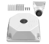 Security Camera Junction Box, 3.5 Inch Indoor Square Cameras Base Box, Removable Enclosure, Compact Ideal For Campus, Parking Lot, Apartment, Construction, Office, School, Retail Store