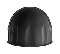 Security Camera Rain Cover, Wall Mount Sun Shade DustProof Protective Roof, Universals Waterproof Camera Hood, Perfect for Indoor Outdoor Surveillances Courtyard, Hotel, Offices, 27x22x1cm White Black