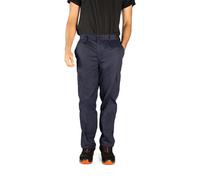 Security Line Essence Pantalones de Seguridad Laborales Cargo Multibolsillos para Hombre Pantalones elásticos de Alta Visibilidad (Azul, 58)