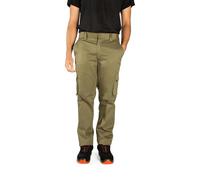 Security Lines Men's Kronos Multibolsillos Work Pants/Pantalones de Seguridad con Cremallera YKK Pantalones elásticos tamaño de Cintura - 34 a 60 (Verde Caza, 42)