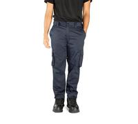 Security Lines Men's Kronos Multibolsillos Work Pants/Pantalones de Seguridad con Cremallera YKK Pantalones elásticos tamaño de Cintura - 34 a 60 (Azul, 34)
