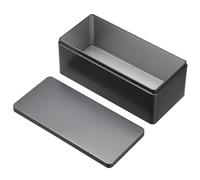 Security Money Box for Home - Compact Metal Safe Organizer, Portable Key Lock Deposit Chest with Carry Handle, Sturdy Storage Case | Daily Cash Management for Office Business Travel Events