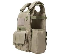 Security Vest - Adjustable Vest with Multiple Pouches | Oxford Cloth Security Vest Measures 17.72 x 13.78 Inches Adjustable Design With Multiple Storage Pouches