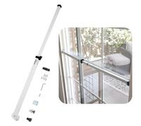 SECURITYMAN Barra de Seguridad para Puerta corrediza, a Prueba de niños, Barra de Bloqueo de Puerta corrediza con Bloqueo antielevación, se Adapta a la mayoría de Puertas y Ventanas, Barra de