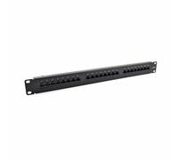 SecurityNET Panel de conexión Cat6 UTP 24-Port RJ-45 19" 1U con estante CCAS-PA6-24UTP-O