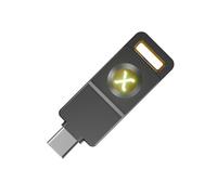SecuX PUFido Drive Clife Key - Llave de seguridad USB C con tecnología PUF y unidad flash integrada, hardware certificado FIDO2 U2F, seguridad no clonable enraizada para inicio de sesión sin