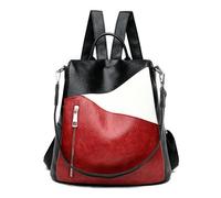 SECWL Bolso de Viaje de Alta Capacidad para Mujer, Mochila de Cuero antirrobo para Mujer, Bolso de Hombro multifunción Impermeable para Negocios