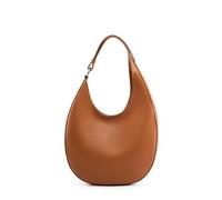 SECWL Bolsos de Hombro Tipo Media Luna de Cuero Genuino para Mujer, Bolsos Cruzados de diseñador de Tendencia, Bolsos de Mano para Mujer