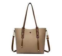 SECWL Bolsos de Mano de Lujo de Cuero auténtico para Mujer, Bolsos de Mano para Mujer, Bolso Grande con asa Superior, Bolso Grande de Tendencia para Oficina, Bolso Cruzado para Mujer