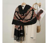 SECWL Bufanda de Cachemira de Invierno de Lujo para Mujer, diseño cálido, Pashmina, Bufandas para Mujer, Chal para Mujer, Bufanda Gruesa Tipo Fular