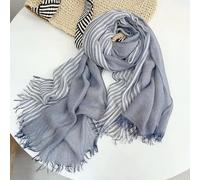 SECWL Bufanda de Rayas Modal otoño e Invierno Que Mantiene el Calor, Suave y Agradable para la Piel, para Hombres y Mujeres